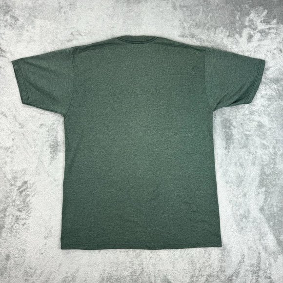 Vintage 1995 Jerzees Wild West Shirt Graphic Green Short Sleeve T-Shirt USA L - Picture 5 of 8